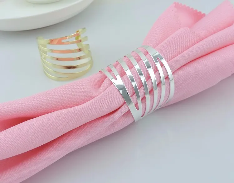 60 шт./лот посеребренное кольцо для салфеток с цветком металлические кольца