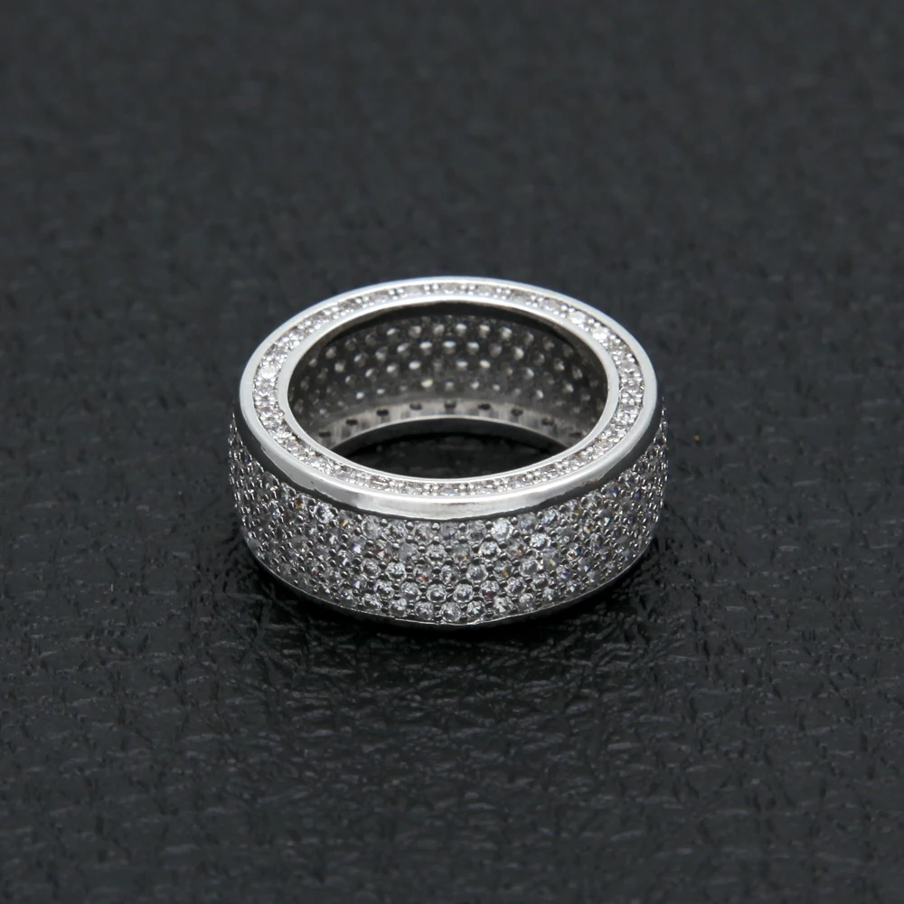Uwin Exquisite Top Quality AAA Micro CZ Ring Gold Silver Color Luxury Ladies Men Jewelry Birthday Gift Wedding Party Rings | Украшения и