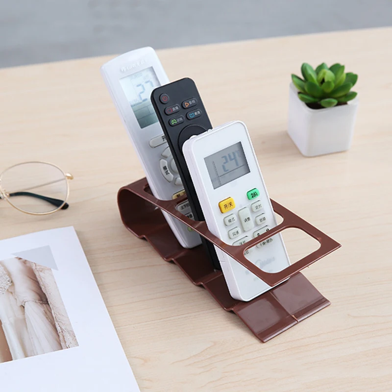 Железный Держатель для пульта дистанционного управления стойка с 4 рамками