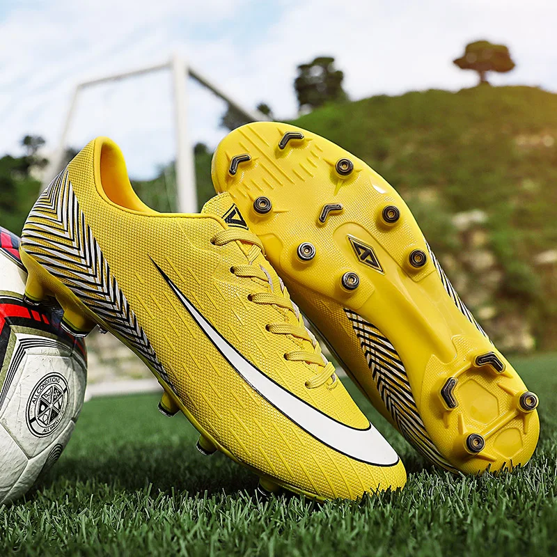 Мужская футбольная обувь для мальчиков мягкие ботильоны спортивные Бутсы