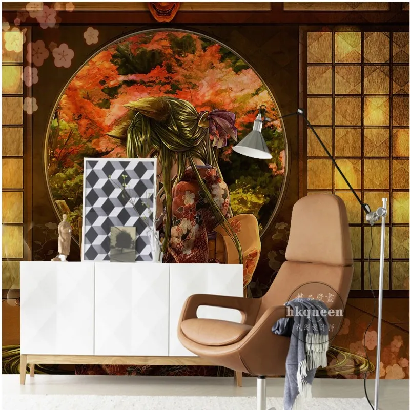 3D фотообои в стиле ретро элегантные Мультяшные Настенные обои ручной работы для