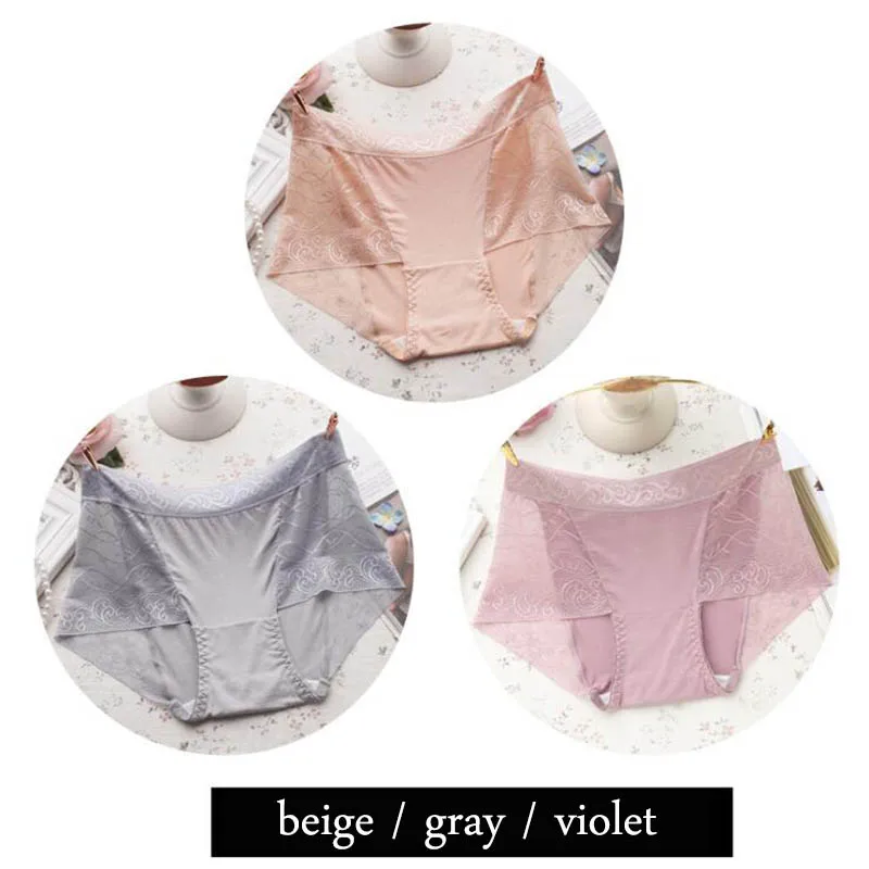Set G 3pcs BllooBeell, 3 шт., сексуальное женское нижнее белье, трусики, мягкие кружевные трусы, хлопок, промежность, трусы, бесшовные, для женщин, средняя посадка, женское белье - Цвет: Set G 3pcs
