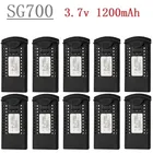 Обновленная батарея для DM107S SG700 S169 3,7 V 1200mAh Li-po батарея RC Quadcopter запасные части 3,7 v Дрон с перезаряжаемым аккумулятором батарея