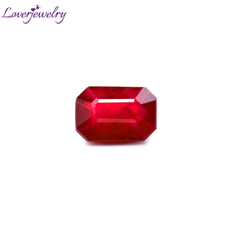 LOVERJEWELRY 1.1ct рубиновый кмень Природный Мьянма красным камнем рубинового цвета AIGS