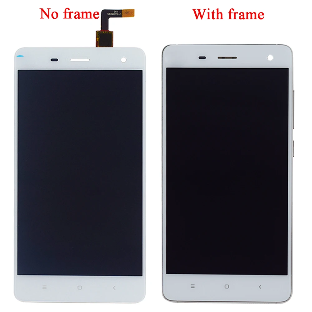 Для Xiaomi Mi4 ЖК-дисплей кодирующий преобразователь сенсорного экрана в сборе рамка