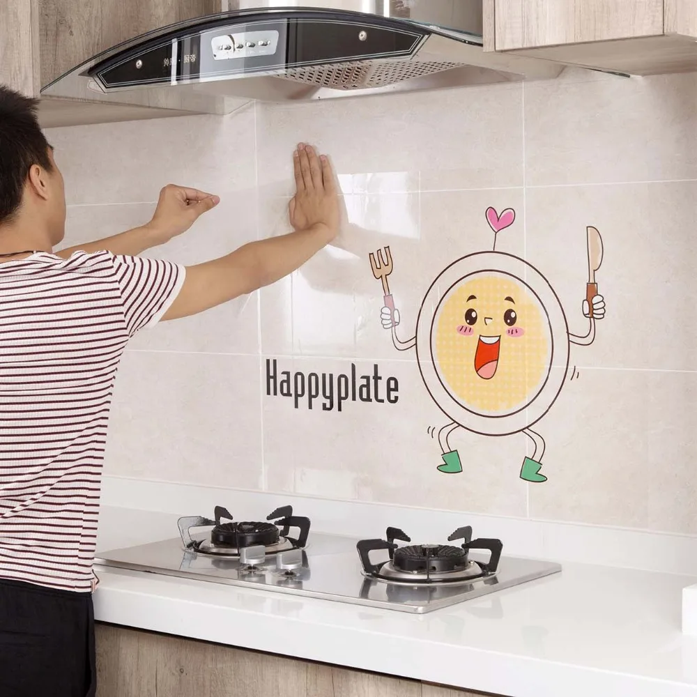 Прозрачная Самоклеящаяся бумажная горелка 60*90 см высокотемпературная