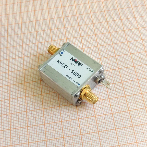 Free shipping KVCO-5800 5.8G RF microwave voltage controlled oscillator, VCO, sweep signal source, signal generator