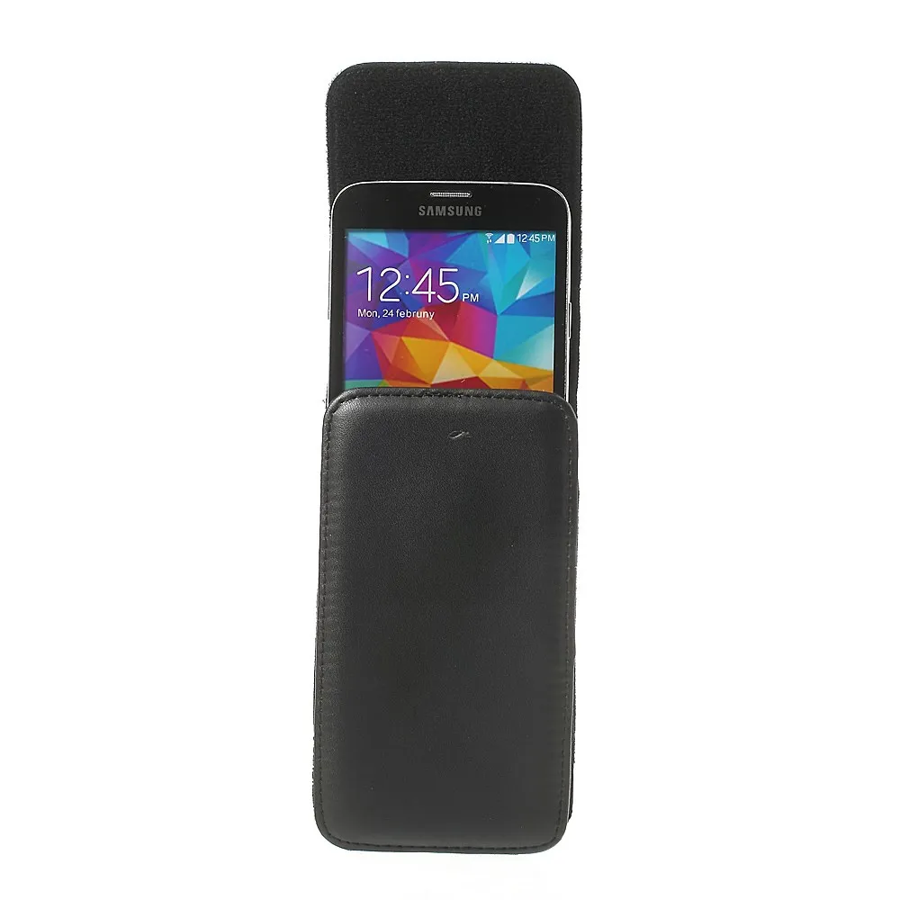 DULCII для Samsung GS5 телефон сумка Вертикальный кожаный чехол с зажимом ремня Galaxy G900