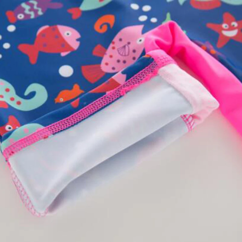 Купальный костюм для девочек с принтом динозавра из мультфильма детское бикини