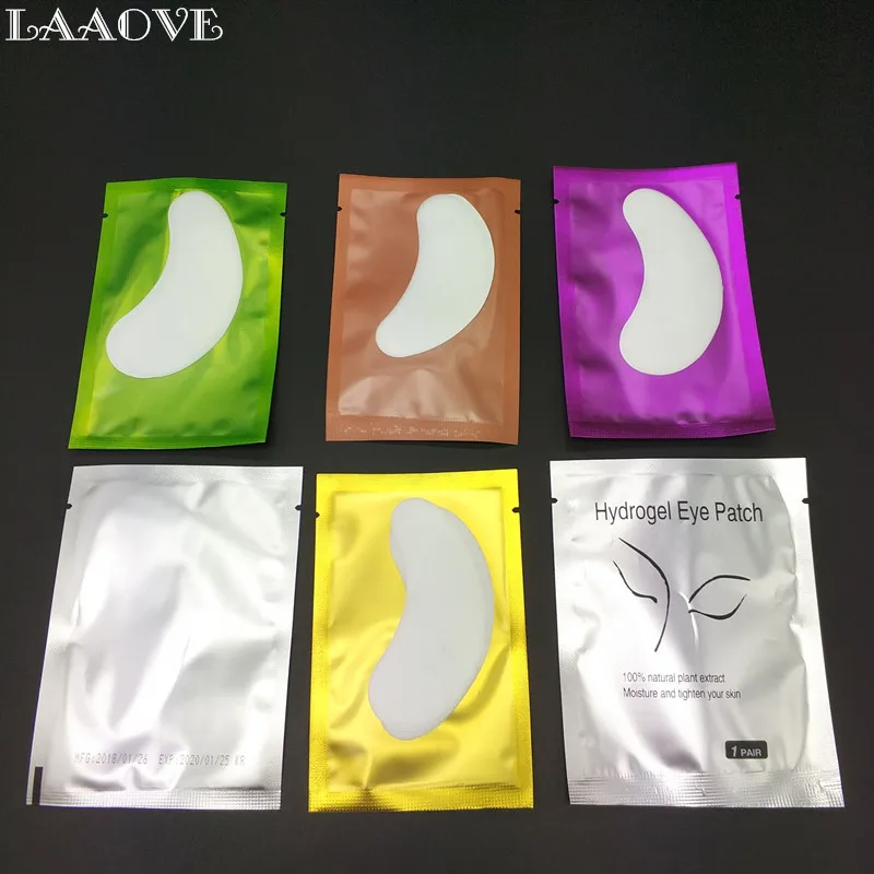 

3000pairs/pack DHL Eyelash Extension Paper Patches Grafted Eye Stickers Eyelash Under Eye Pads Eye Paper Patches Tips Sticker