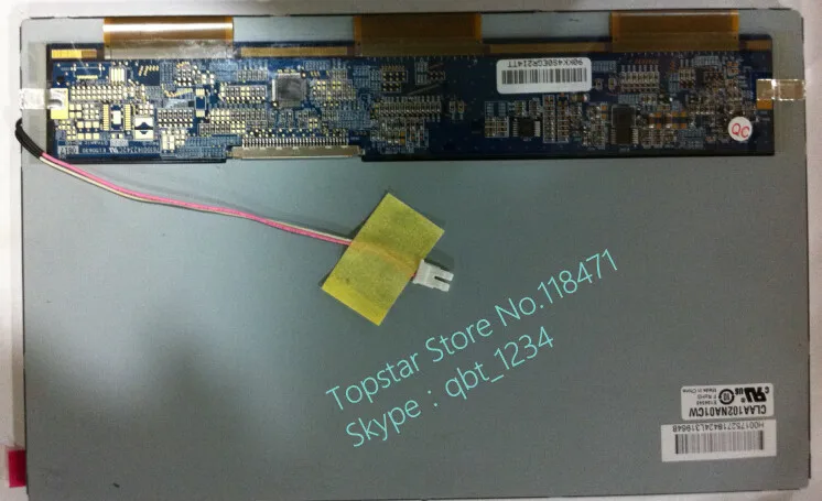 Freeshipping original CPT 10.2 inch TFT LCD Screen CLAA102NA01CW 1024(RGB)*600 WSVGA | Электронные компоненты и