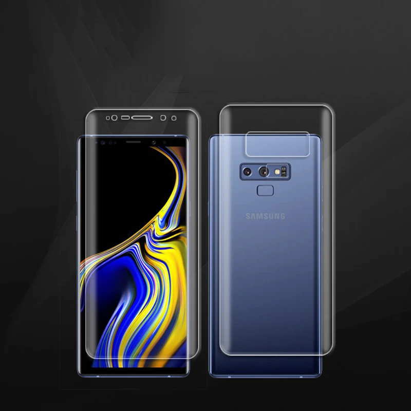 EXUNTON для Note 9 Note9 Мягкий ТПУ Передняя и задняя 3D полное покрытие экрана протектор