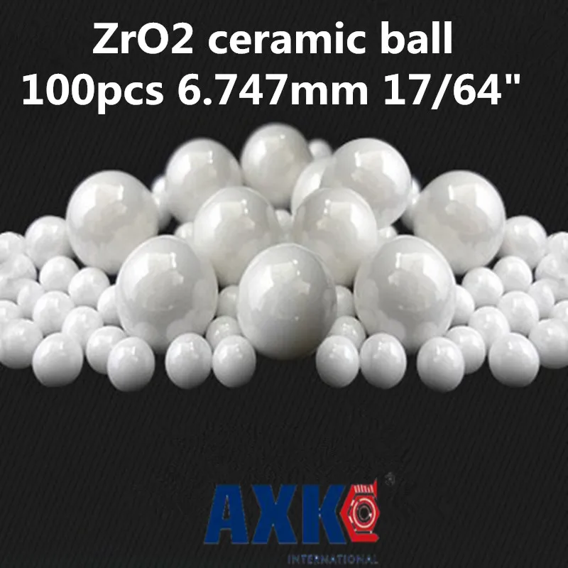 Упорный подшипник rodamitos 6 747 мм 17/64 &quotZro2 керамические шарики циркония