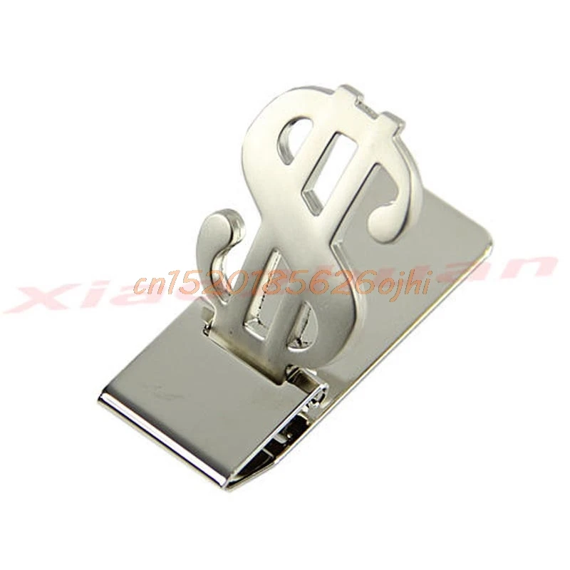 

Money Clip Stainless Steel Cash Bills Credit Card Holder Dollar Design #H030#