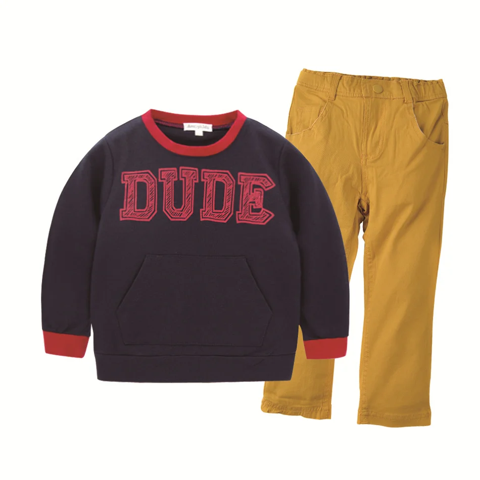 Модный детский комплект одежды Kavkas для мальчиков осенне-зимний из 2 предметов