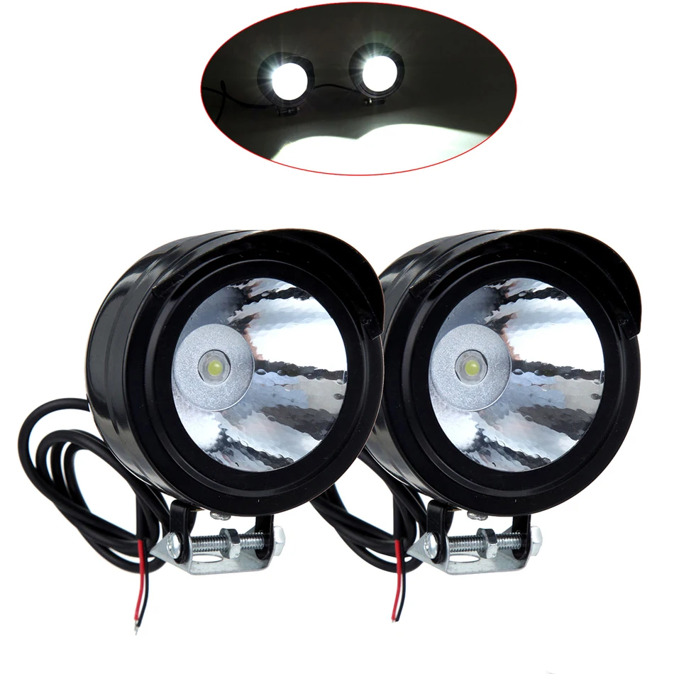 2 шт. головсветильник фары для мотоцикла 3 Вт 12 80 в|spotlight led|spotlight 3wspotlight lighting |