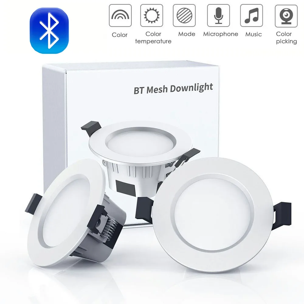 Умная лампа направленсветильник света с Bluetooth светодиодная волшебная RGBW для