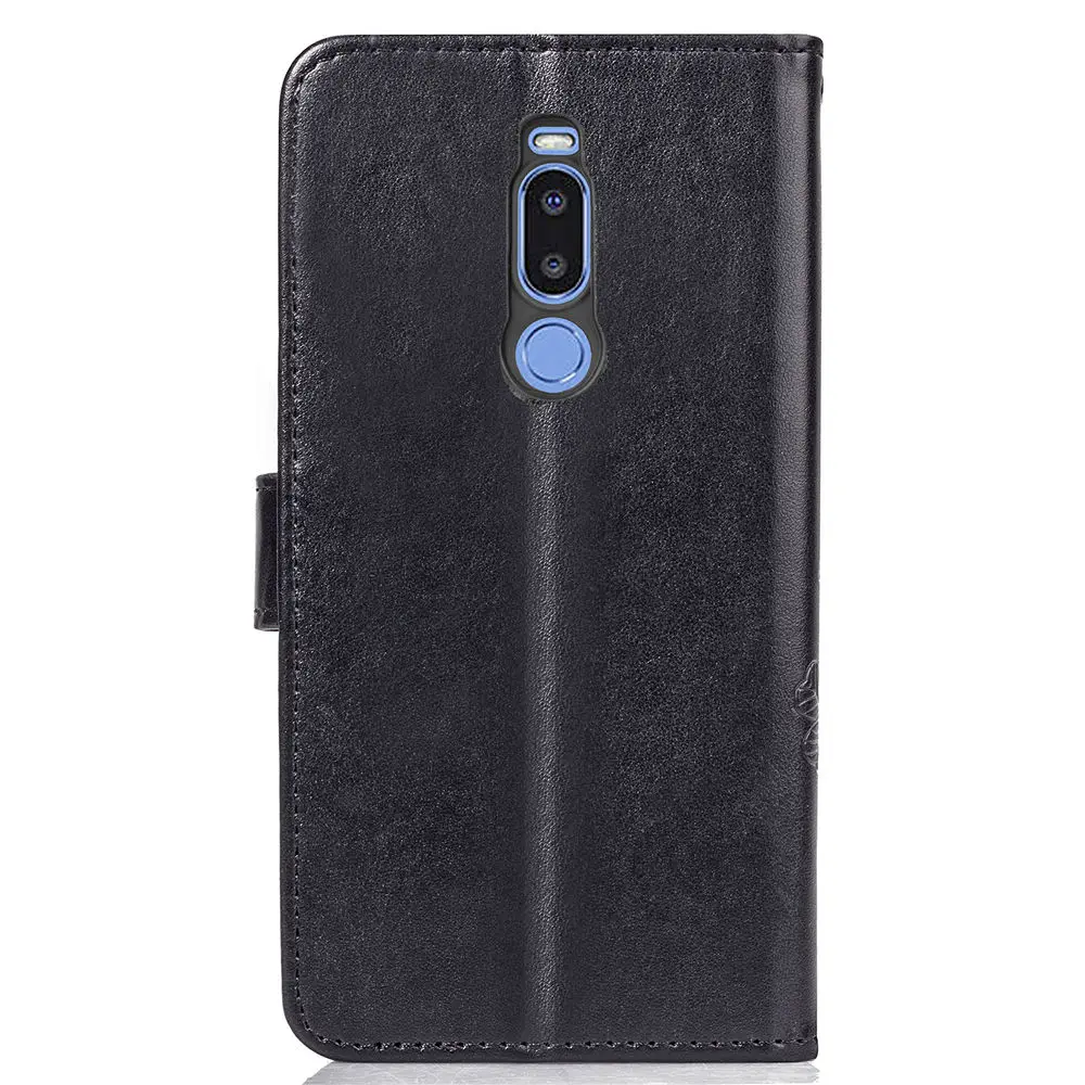 Чехол для телефона Meizu Note 8 откидная Обложка на заднюю панель из искусственной