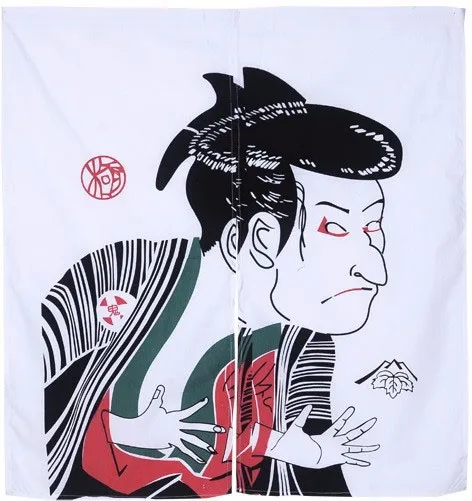 

(Customized Accept) Korea/Japan/China Sushi Restaurant Kitchen Hanging Split Curtain-UKIYOE