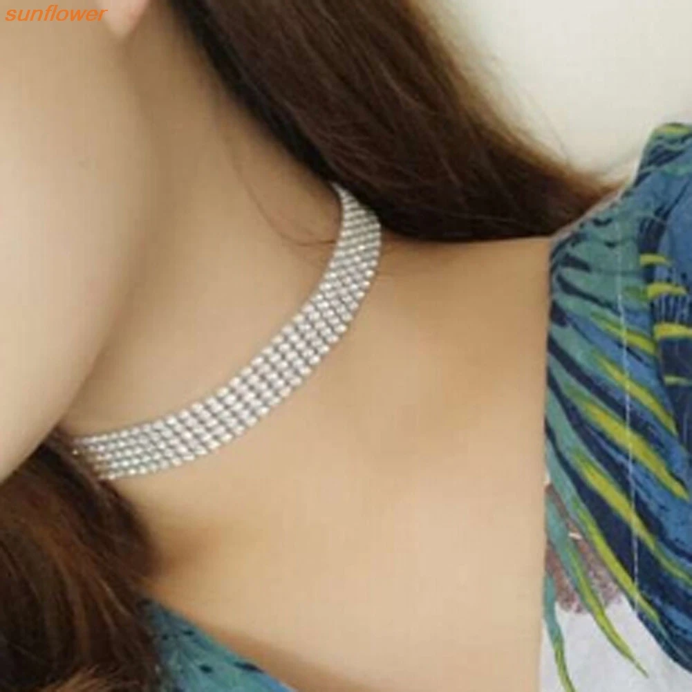 1 шт.! Ожерелье чокер Стразы с кристаллами для женщин|fashion jewelry|jewelry fashionrhinestone choker