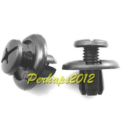 

100x for Honda for Acura Fender Splash Shield OEM Bumper Hood Push Type Nylon Clip 91512-SM4-003