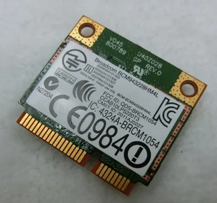 SSEA новая карта для Broadcom BCM943228HM4L BCM4322 Половина Mini PCI-E Dell Latitude E6420 E5410 DW1530 802 11 a/b/g/n