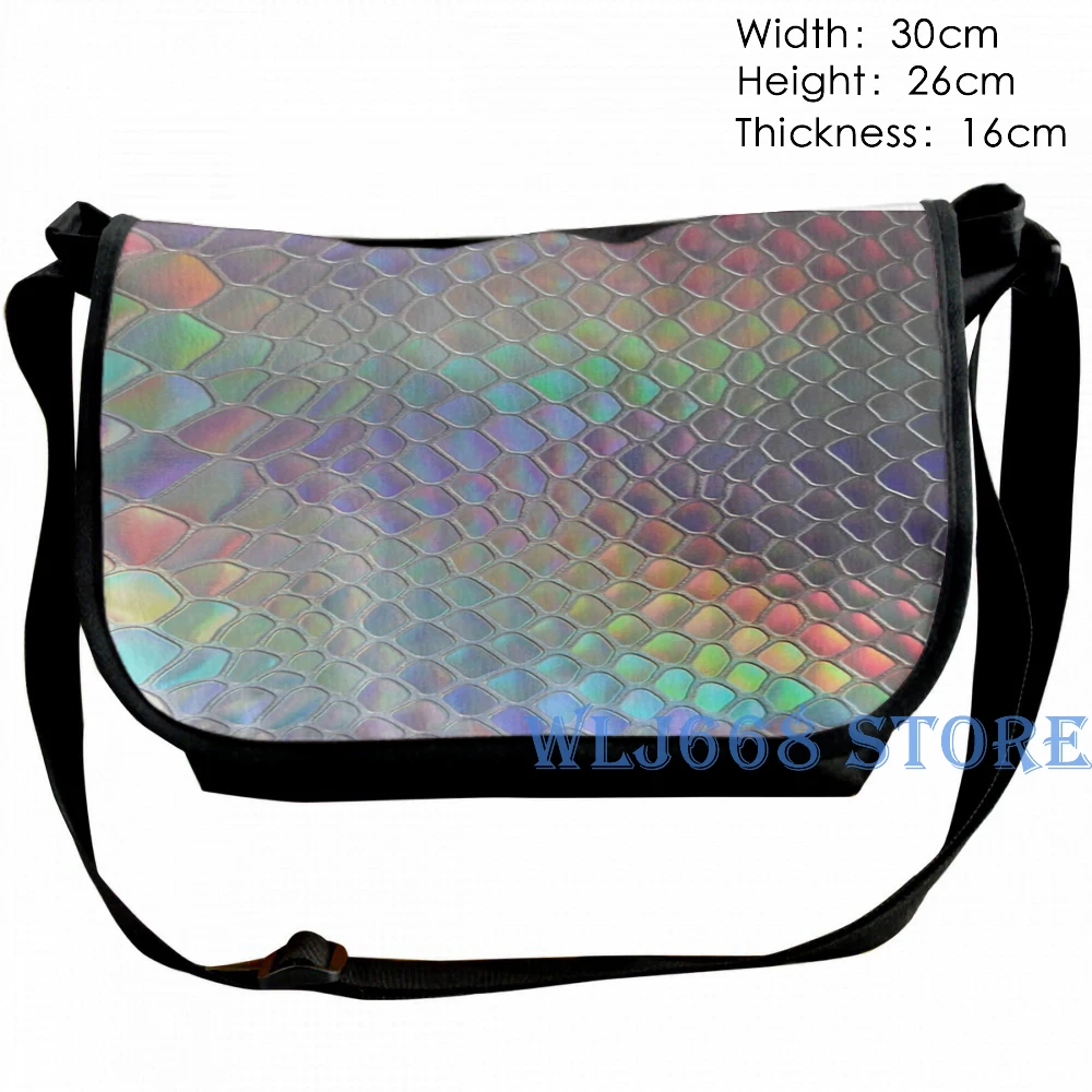 Забавные сумки через плечо с графическим принтом женские голографические на