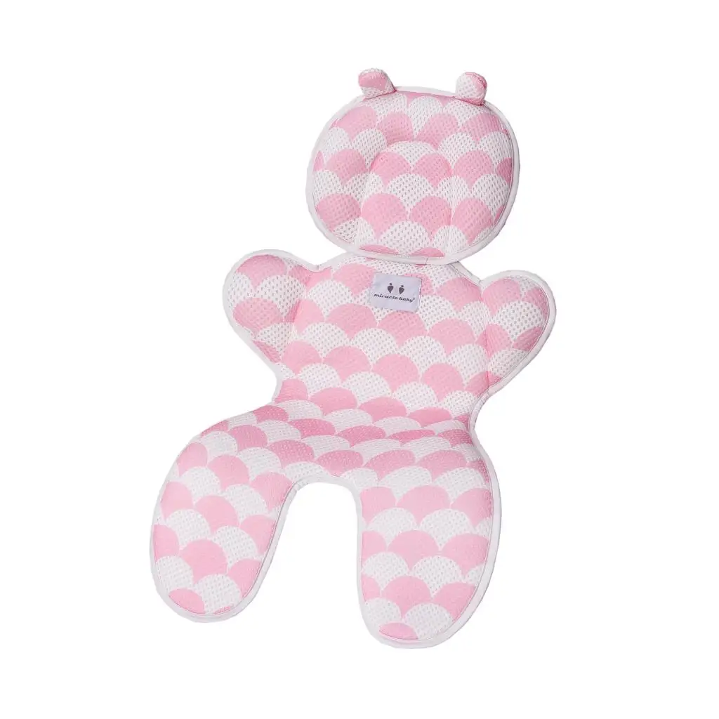 SECTOR PINK Плотная детская коляска с 3D сеткой, подушка для сиденья, летняя детская коляска, дышащий коврик для новорожденного, автомобильное кресло, подушка, аксессуары для детской коляски - Цвет: SECTOR PINK