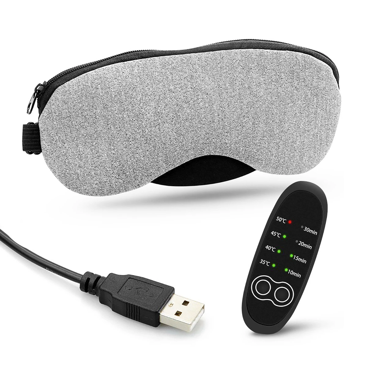 USB Тепловая Паровая маска для глаз контроль температуры сухой усталый компресс