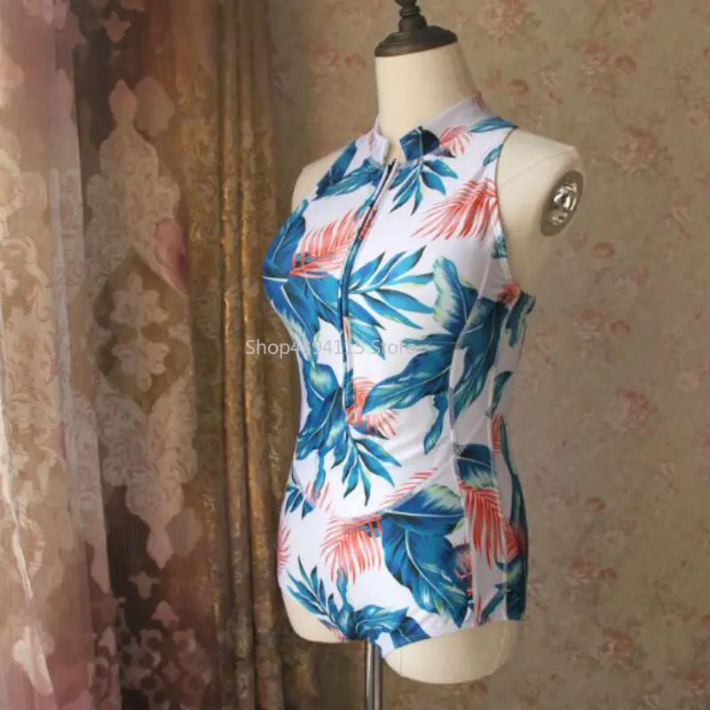 Новый 2019 цельный купальник женский одежда для купания ретро Купальник