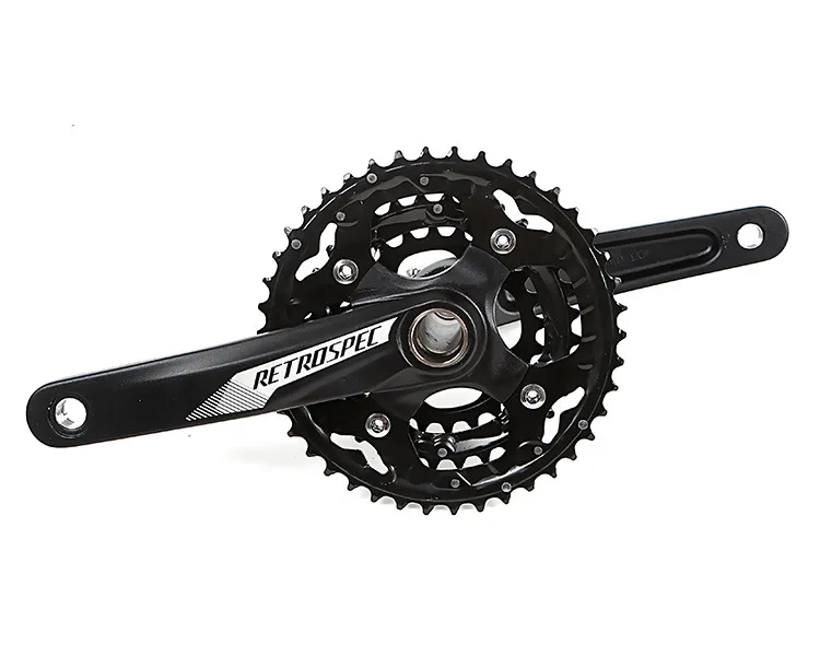MTB Crankset With BB68-72 Crank 170mm BCD104mm Steel Plate Bicycle Chainring Bike Sprocket 24-32-42T 30 Speed Aluminium Cranks | Спорт и