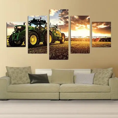 

Autumn Tractor Harvester Farm Art Wall Canvas Paintings Decor Home Modern Prints Artwork Picture Room Wall Stickers Poster
