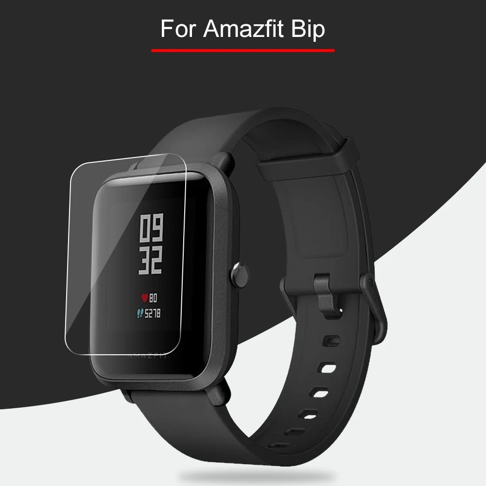 Защитная пленка для Xiaomi Huami Amazfit Bip защитное стекло на весь экран из мягкого ТПУ (не