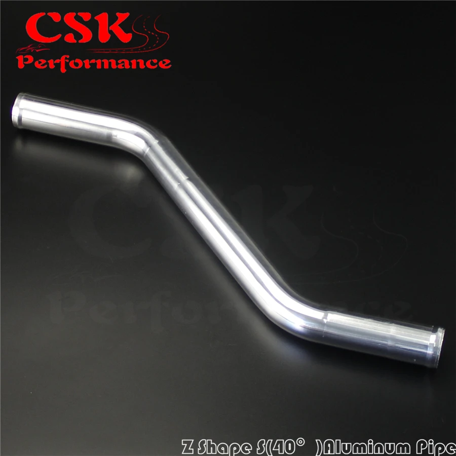 Z / S Shape Aluminum Intercooler Intake Pipe Piping Tube hose 38mm 1.5&quot inch L=450mm |