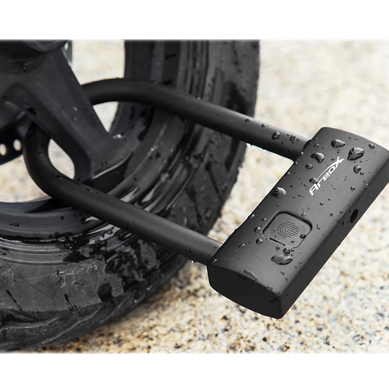 Xiaomi AreoX U8 умный отпечаток пальца U-lock Противоугонный велосипедный мотоциклетный замок USB замок отпечатков пальцев для велосипеда himo замок