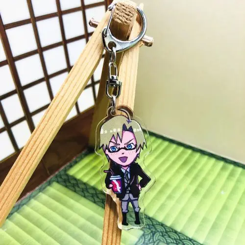 Аниме брелок для ключей Axis Power Hetalia Feliciano Vargas людwig Honda Jones llavero акриловый ремешок