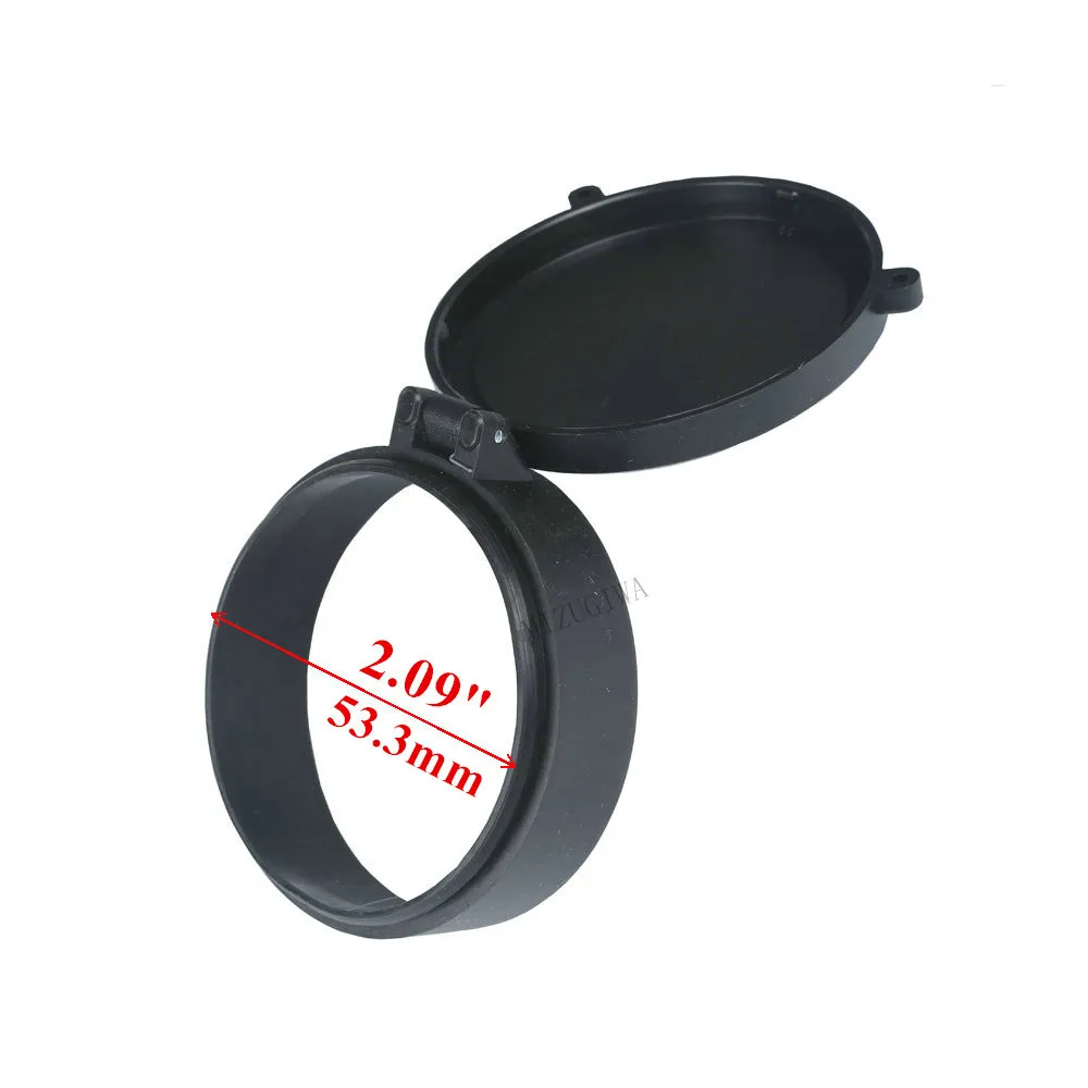 53.3mm Крышка прицела ружья, защита 25,5 мм-67 мм, крышка объектива, откидная крышка, быстрая пружинная крышка, объективная линза, крышка, охотничий прицел, калибр - Цвет: 53.3mm