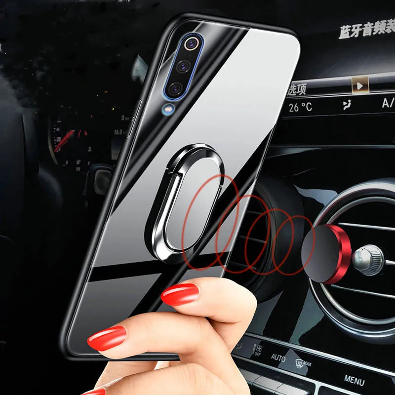 Чехол для xiaomi mi9 Твердый чехол из закаленного стекла mi 9 pro магнитный
