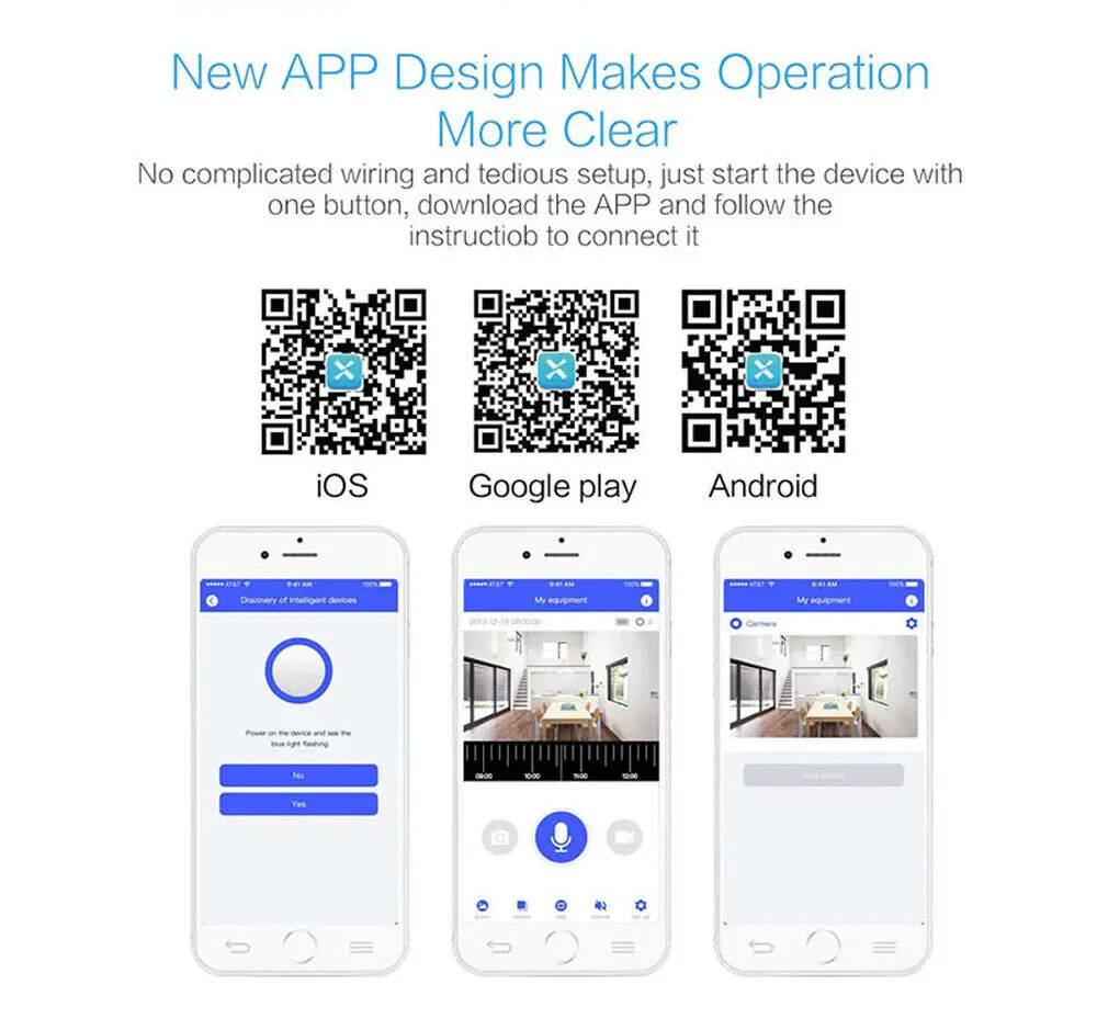 720 P WiFi дверной звонок видео камера безопасности дома ночного видения безопасный