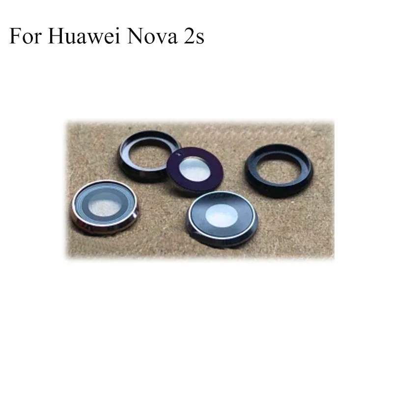 

For Huawei Nova 2s 2 s Rear Back Camera Glass Lens +Camera Cover Circle Housing Parts Replacement For Huawei Nova2s