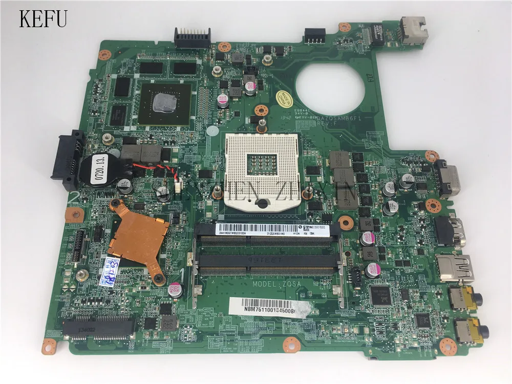 NBM7511001 для ACER ASPIRE E1-471 E1-471G материнская плата для ноутбука GeForce GT630M 1 ГБ HM77 DAZQSAMB6F1 тест материнской платы goo