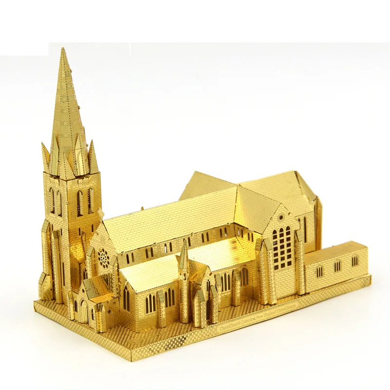Микромир 3D металлические головоломки собор Крайстчерч архитектурная модель