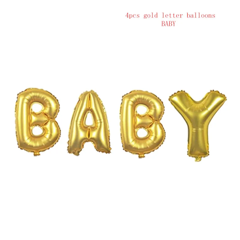 gold baby 32 дюймов розовое золото невесты письмо фольга шарики Свадебные украшения Серебро невесты Алфавит воздушный шарик для невесты Свадебный шар - Цвет: gold baby