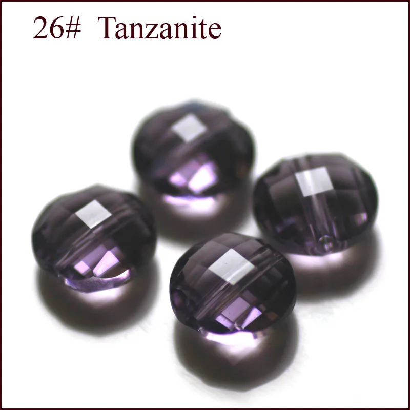 tanzanite StreBelle Размер 6 мм 8 мм 10 мм выбор Топ AAA круглое Хрустальное стекло бусины для DIY ювелирных изделий - Цвет: tanzanite