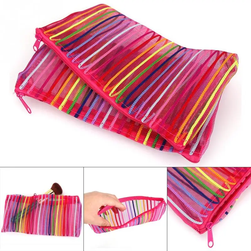 1 шт. косметичка с подкладкой нейлоновая дорожная моющаяся карманная