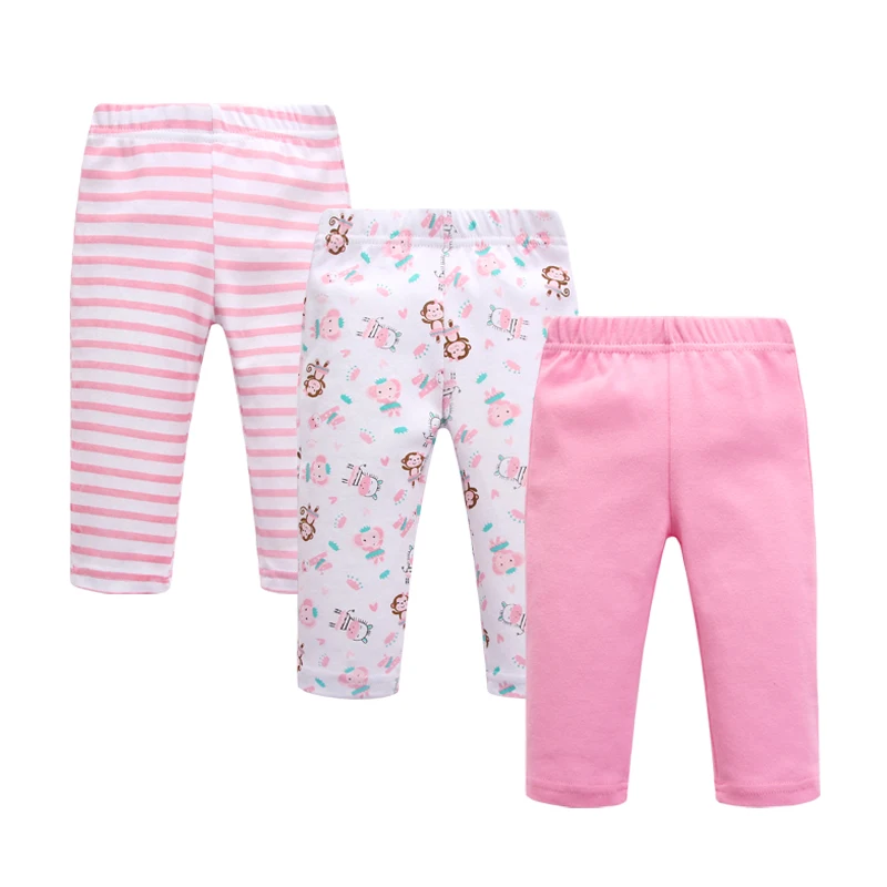 3 шт./лот Штанишки для малышей маленьких мальчиков из 100% хлопка штаны девочек