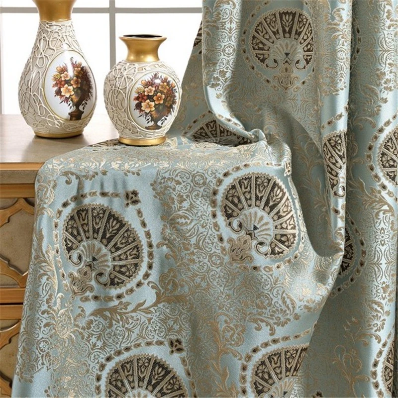 Роскошные затемненные шторы в европейском стиле с 3D тиснением на заказ