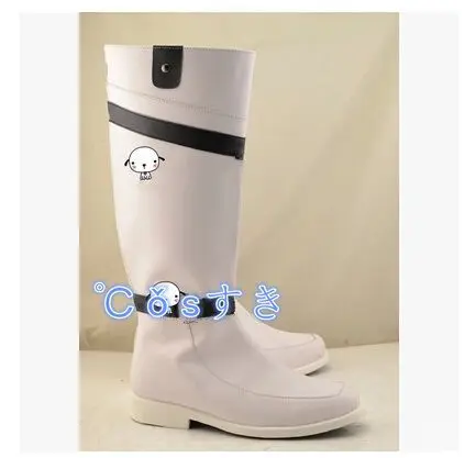

Free Shipping! Akame Ga Kill! Tatsumi Milky White Cosplay Shoes Boots Professional Handmade!Perfect Custom For you!