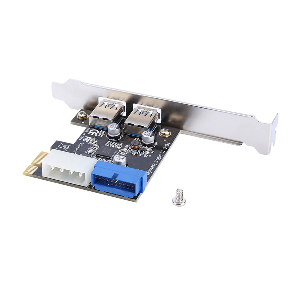 Superspeed 5 Гбит/с PCI E x1 в 2 порта USB 3 0 концентратор Express NEC Расширительная карта адаптер