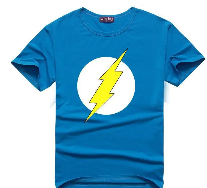 Футболка с теорией Большого Взрыва Шелдон Купер супер герой Зеленый Фонарь Яркий